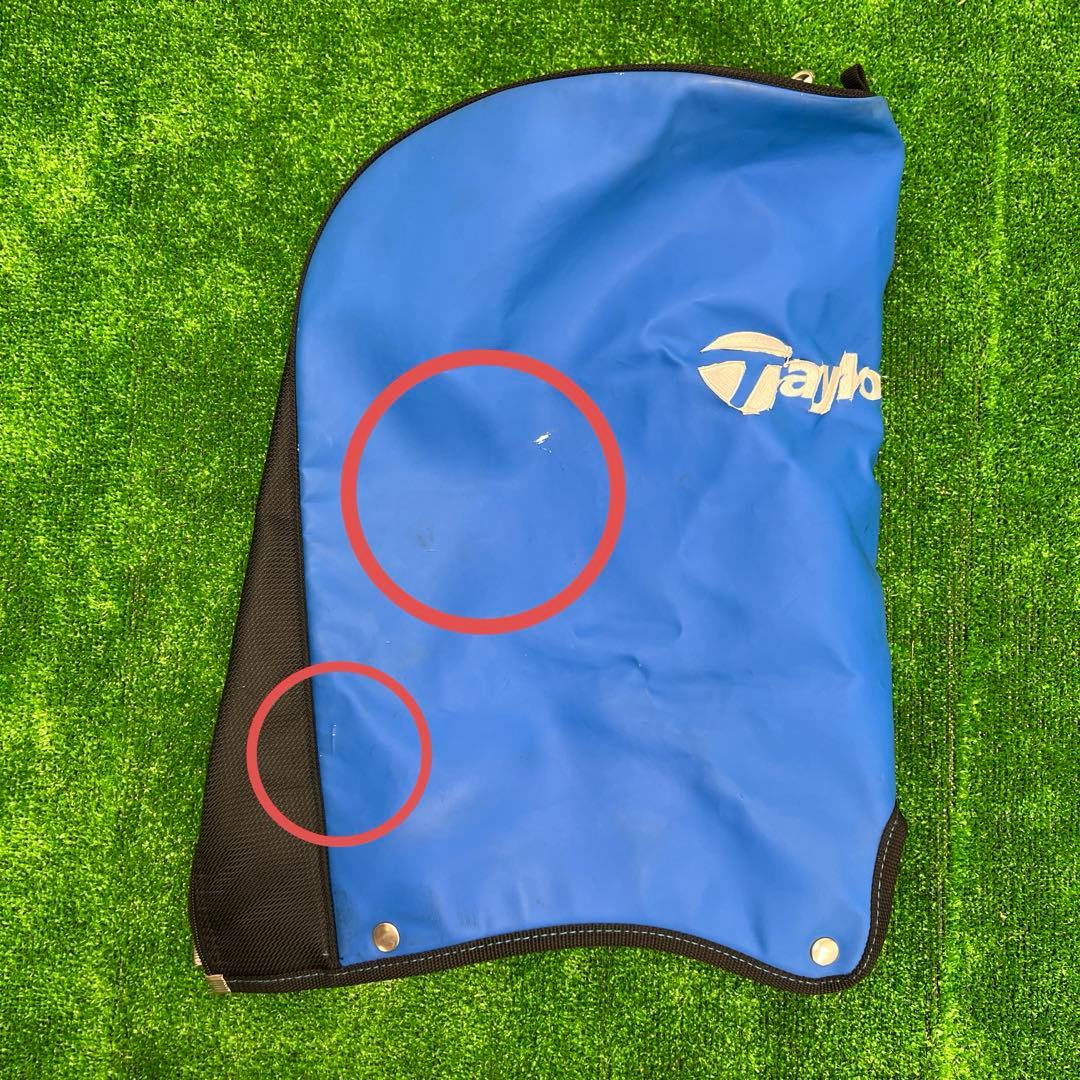 テーラーメイド　Taylormade キャディバック　9インチ　ブルー　中古