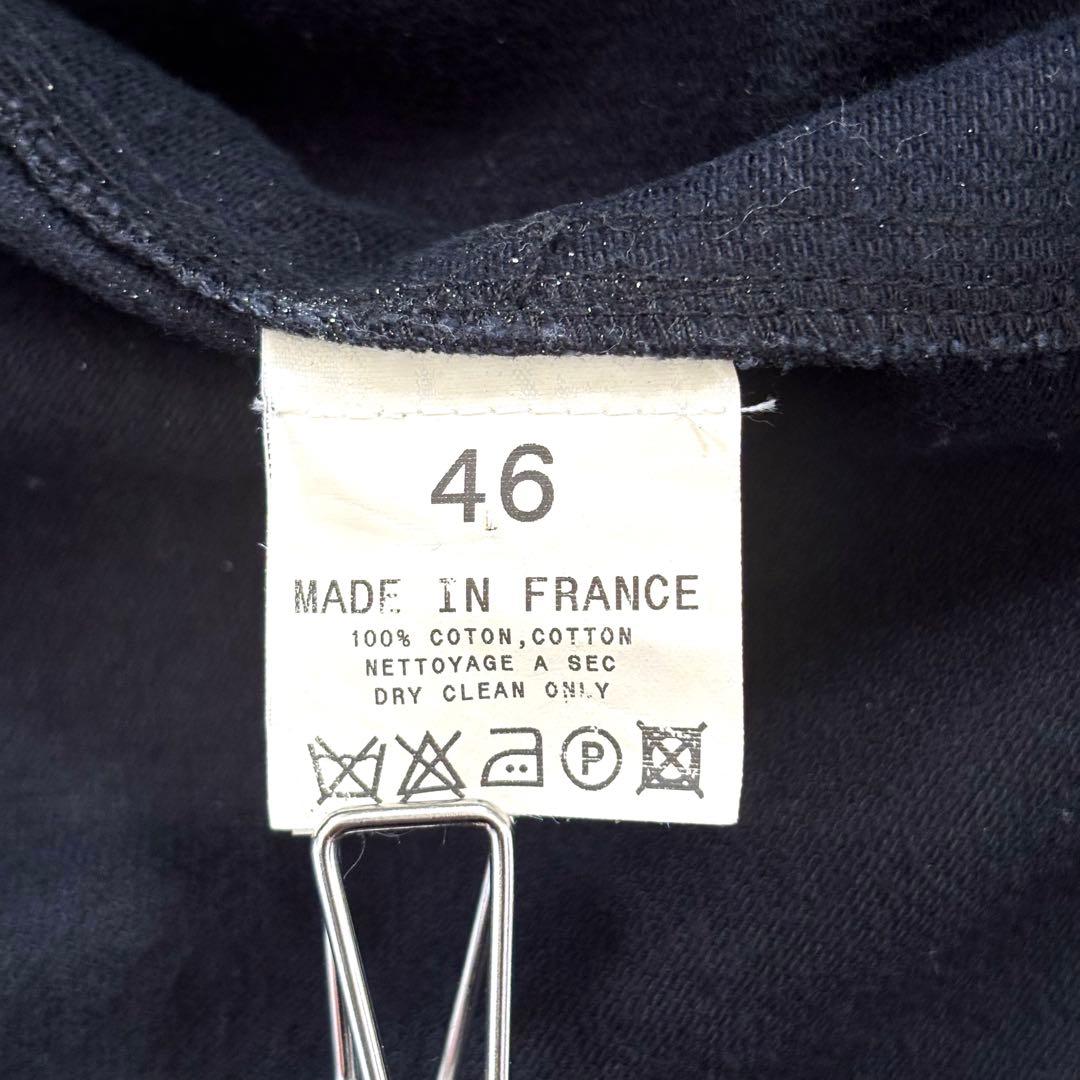 アニエスベーオム カバーオール 90s フランス製 コットン ネイビー 46