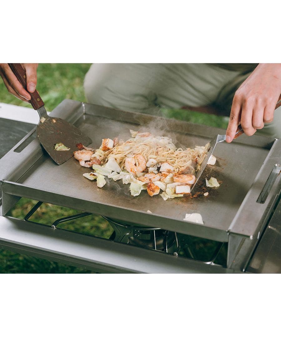 スノーピーク　オタフクソースコラボステンレスお好み焼鉄板