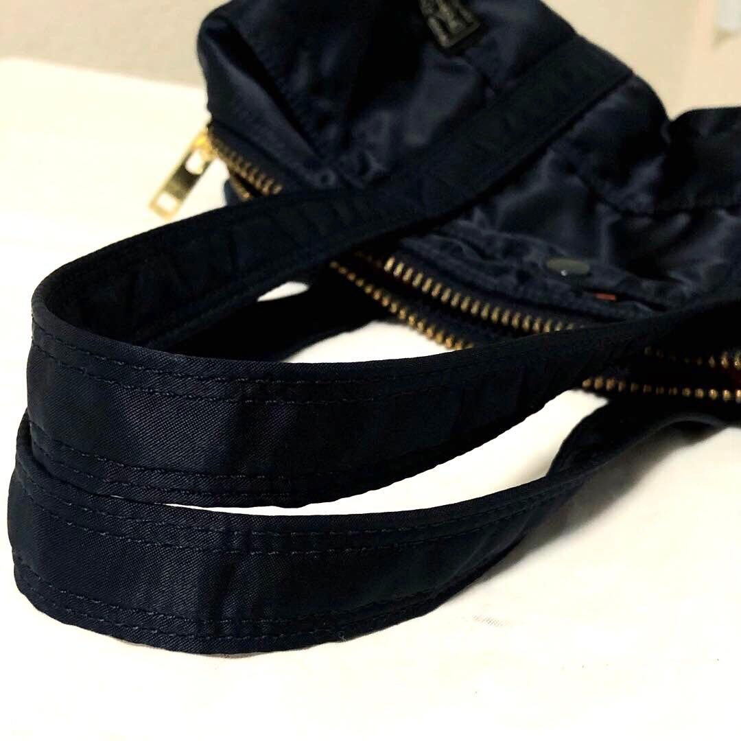 未使用級✨希少 ポーター タンカー ミニダッフルS アイアンブルー 金ファスナー