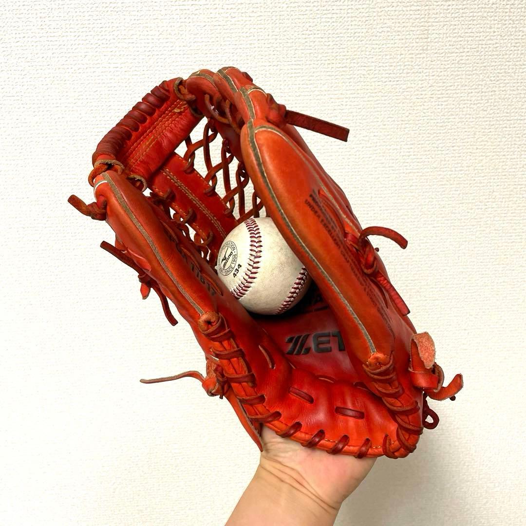 470 ZETT プロステイタス 即戦力 型抜群 硬式　外野手用グローブ