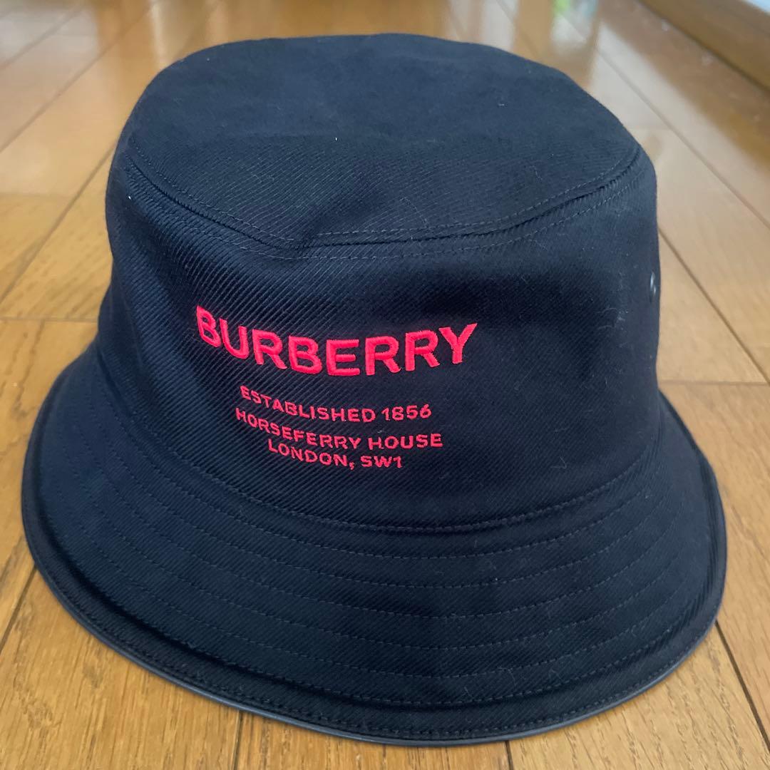 Burberry ロゴ刺繍バケットハット