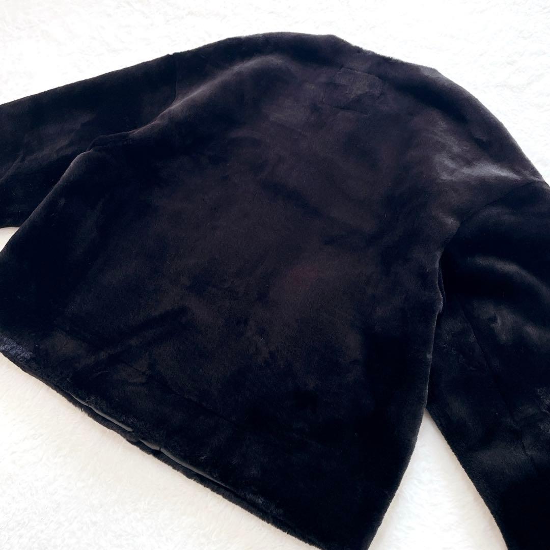 ZARA ザラ　フェイクファージャケット　金ボタン　ZW コレクション