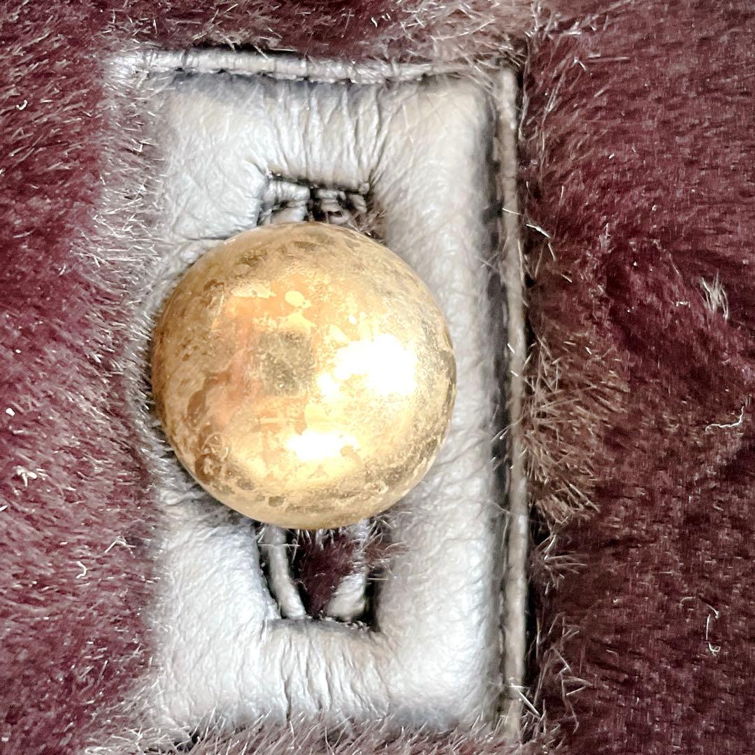 ZARA ザラ　フェイクファージャケット　金ボタン　ZW コレクション