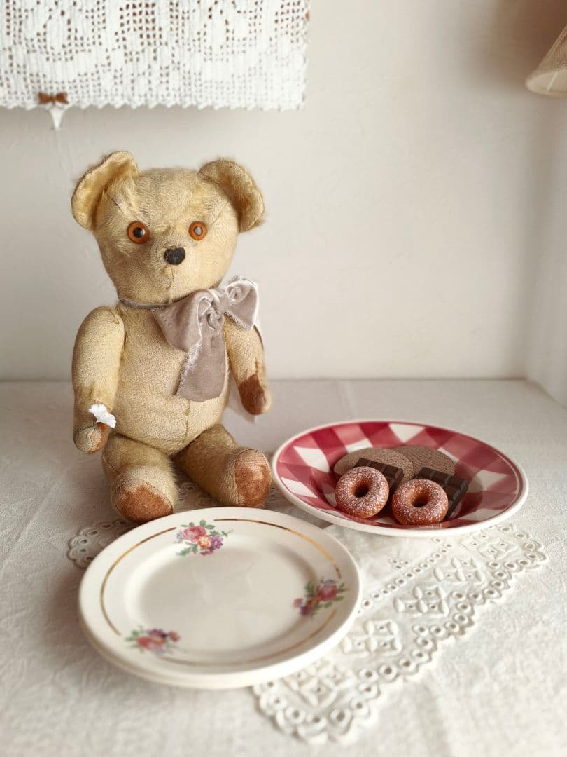 * antique bear ୨୧ .·*° オレンジの瞳が可愛い クマさん