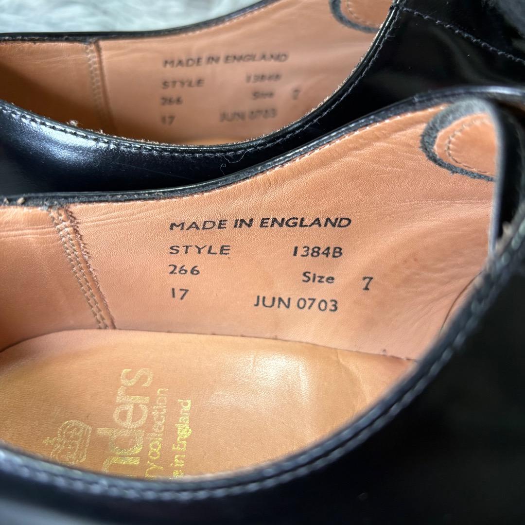 極美品✨sanders/サンダース UK7(26.0cm) ミリタリーオフィサー