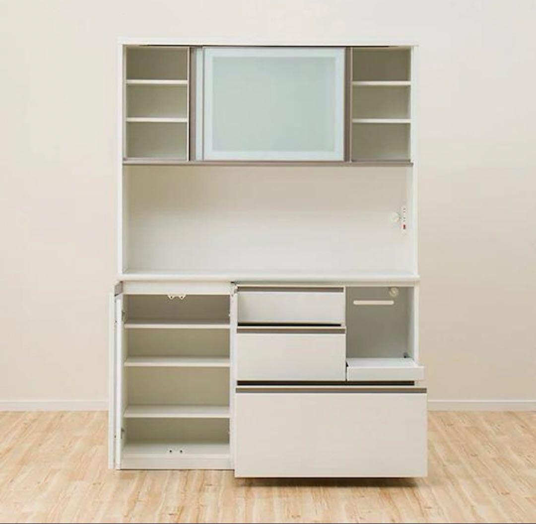 【値下げ】ニトリ キッキンボード アルミナ2 140KB WH【10/18まで】