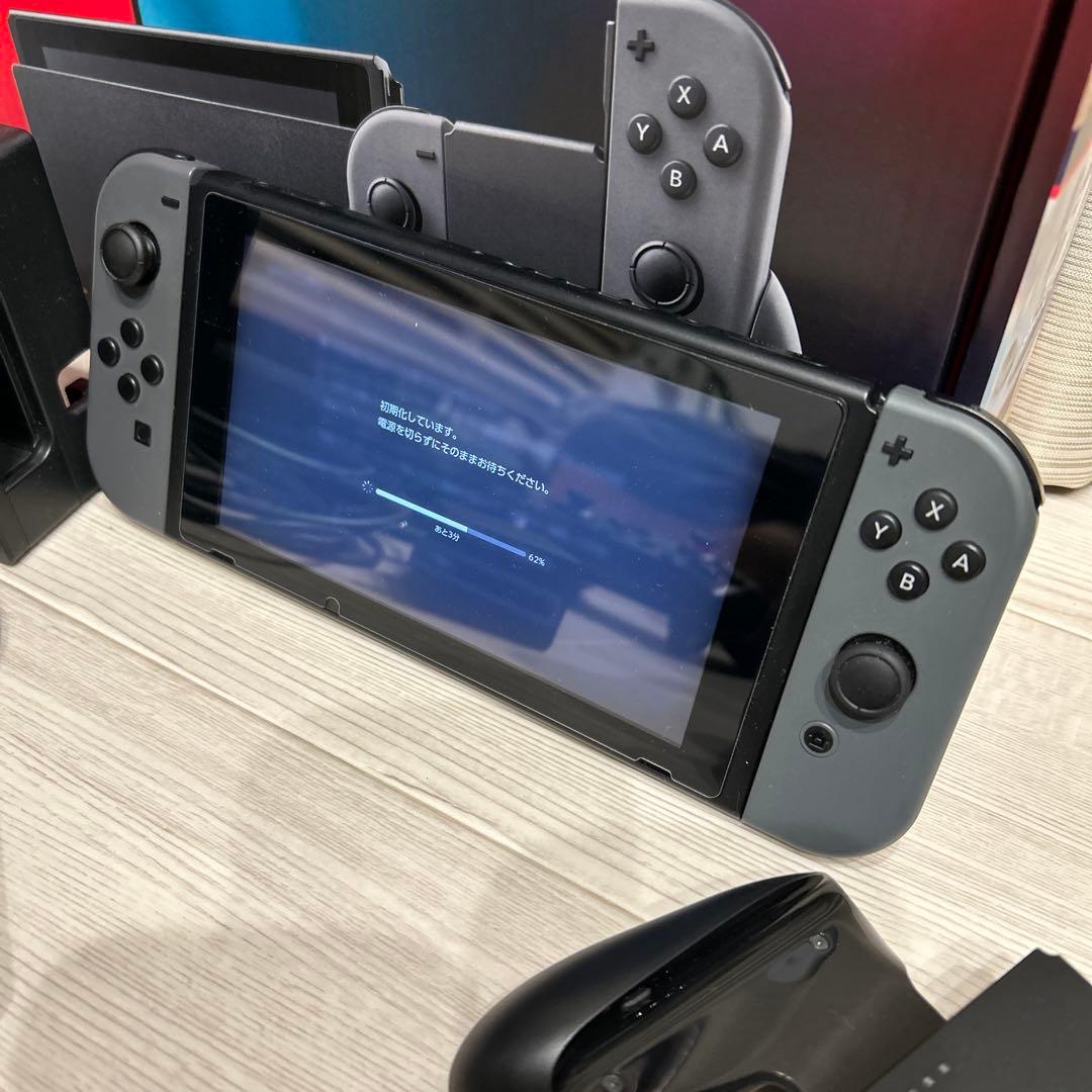 Nintendo Switch 本体 グレー コントローラー付き