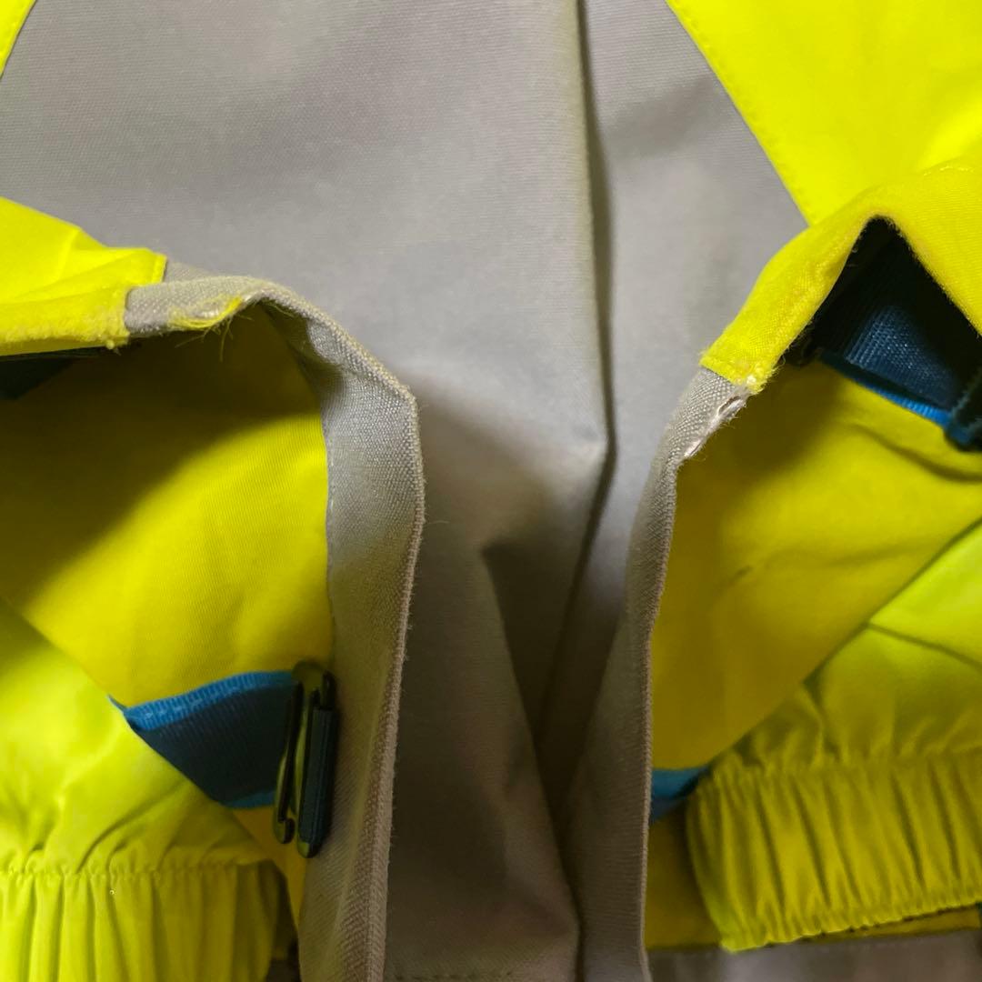 モンベル　パウダーステップジャケット/パンツ　160サイズ　ネイビー/イエロー