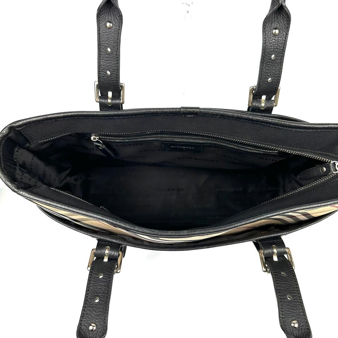 【美品】 バーバリー ノバチェック トートバッグ ビジネスバッグ A4可