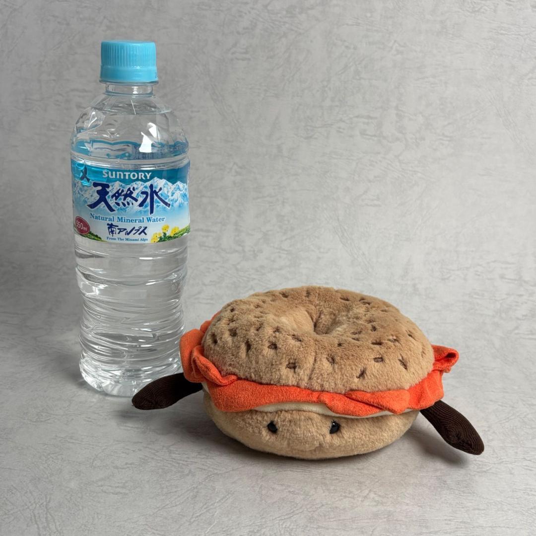 新品　ジェリーキャット べーグル　パン　ベーグルサンド　ぬいぐるみ　袋付き
