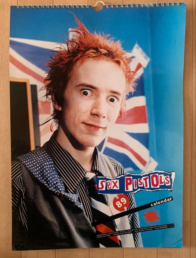 SEX PISTOLS 1989年カレンダー　輸入物　セックス・ピストルズ