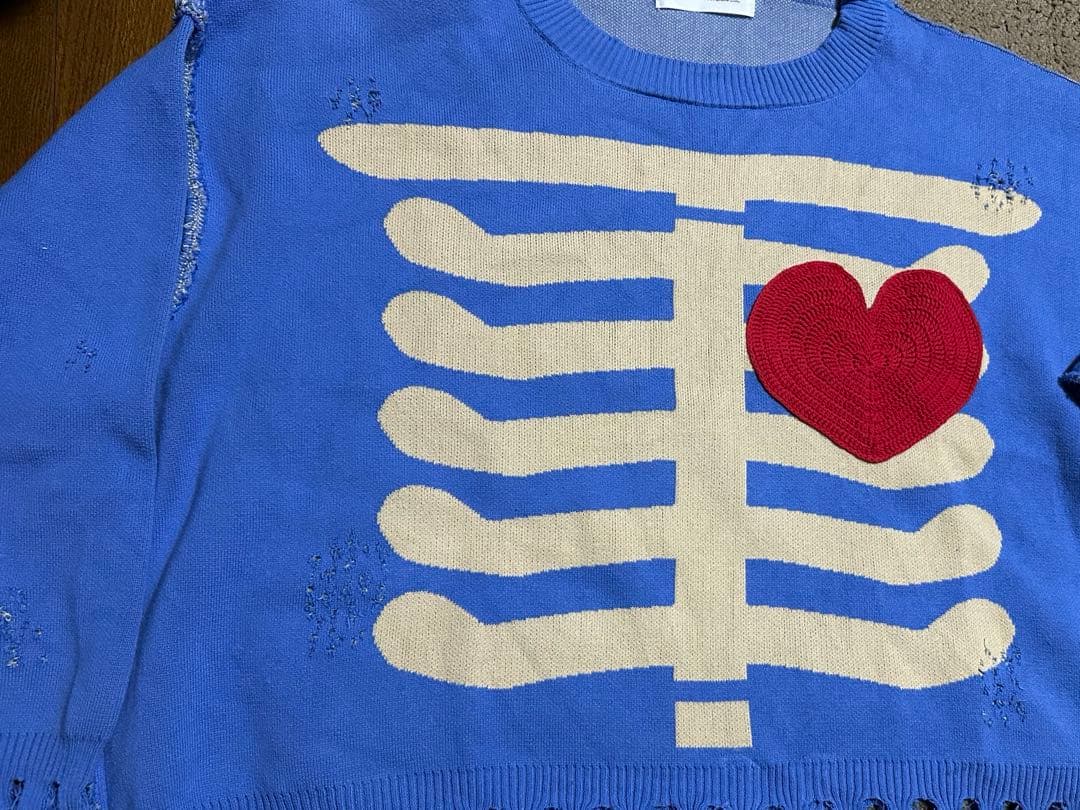 トップス DISCOVERED COTTON BONE KNIT