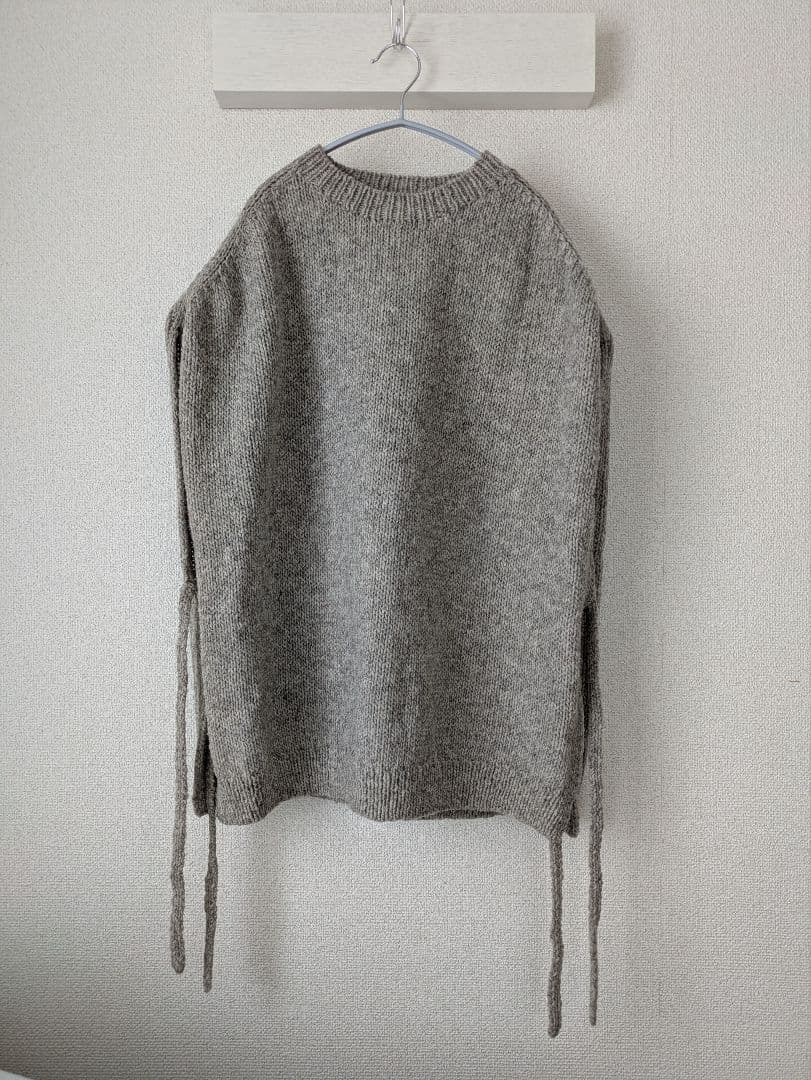 かぐれ ペルーワイドニットベスト GRAY