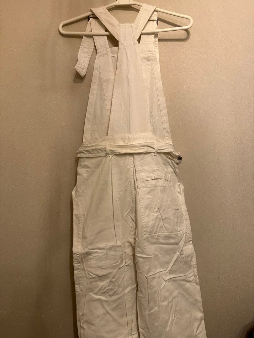 DRIES VAN NOTEN ホワイトオーバーオール