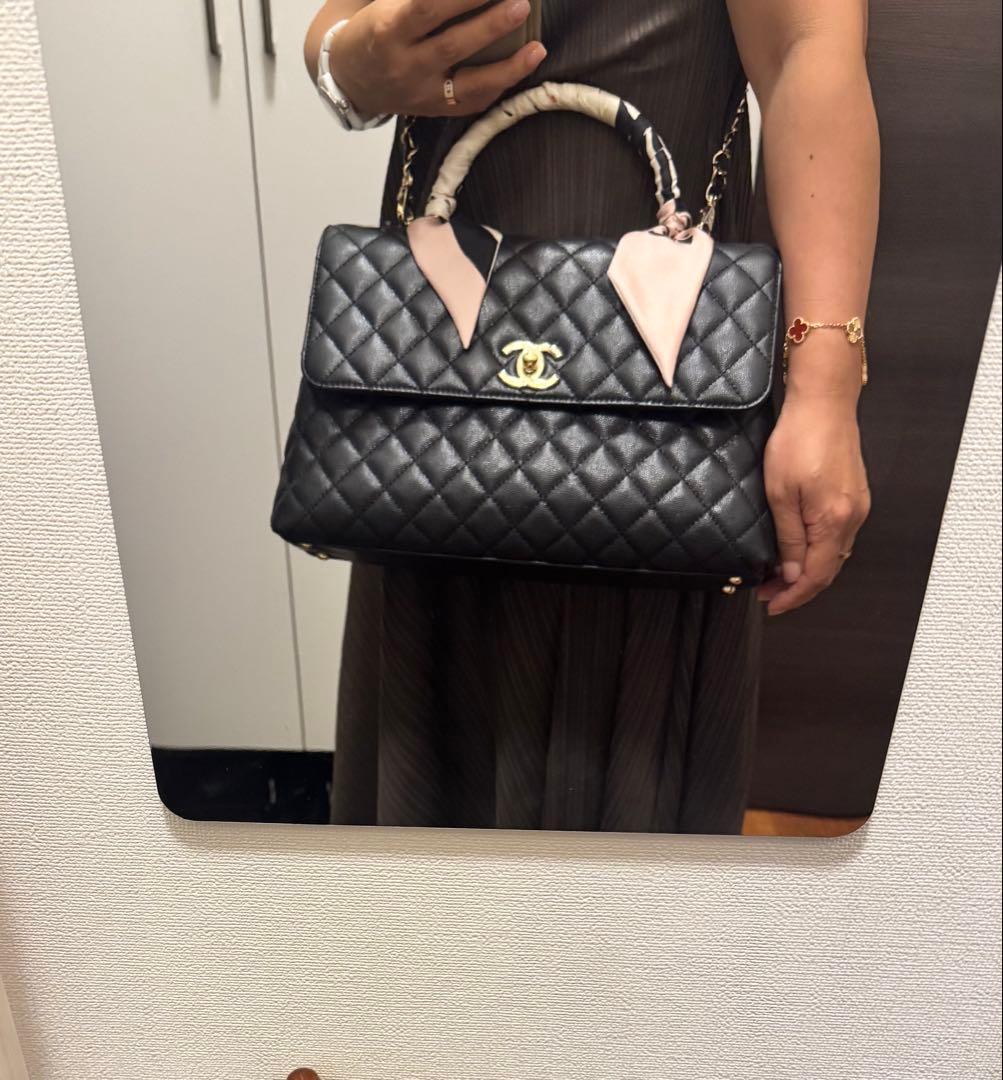 未使用級　シャネル　CHANEL ココハンドル29 フラップバック