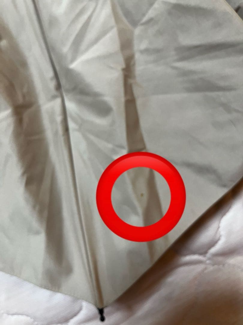 サンバリア100 折りたたみ　遮光100% 日傘　M ピンクベージュ