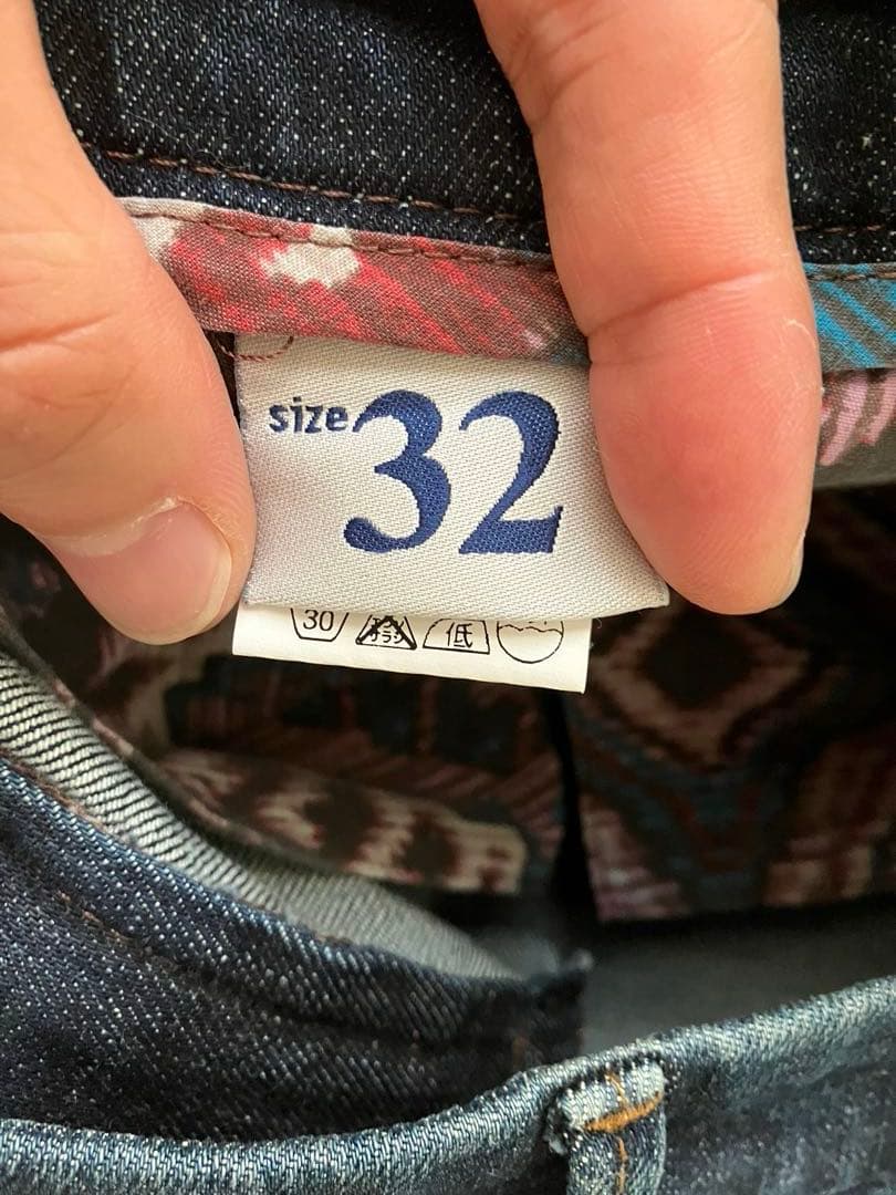 C+ CPLUS シープラス デニムスラックス 32 新品未使用 イタリア製