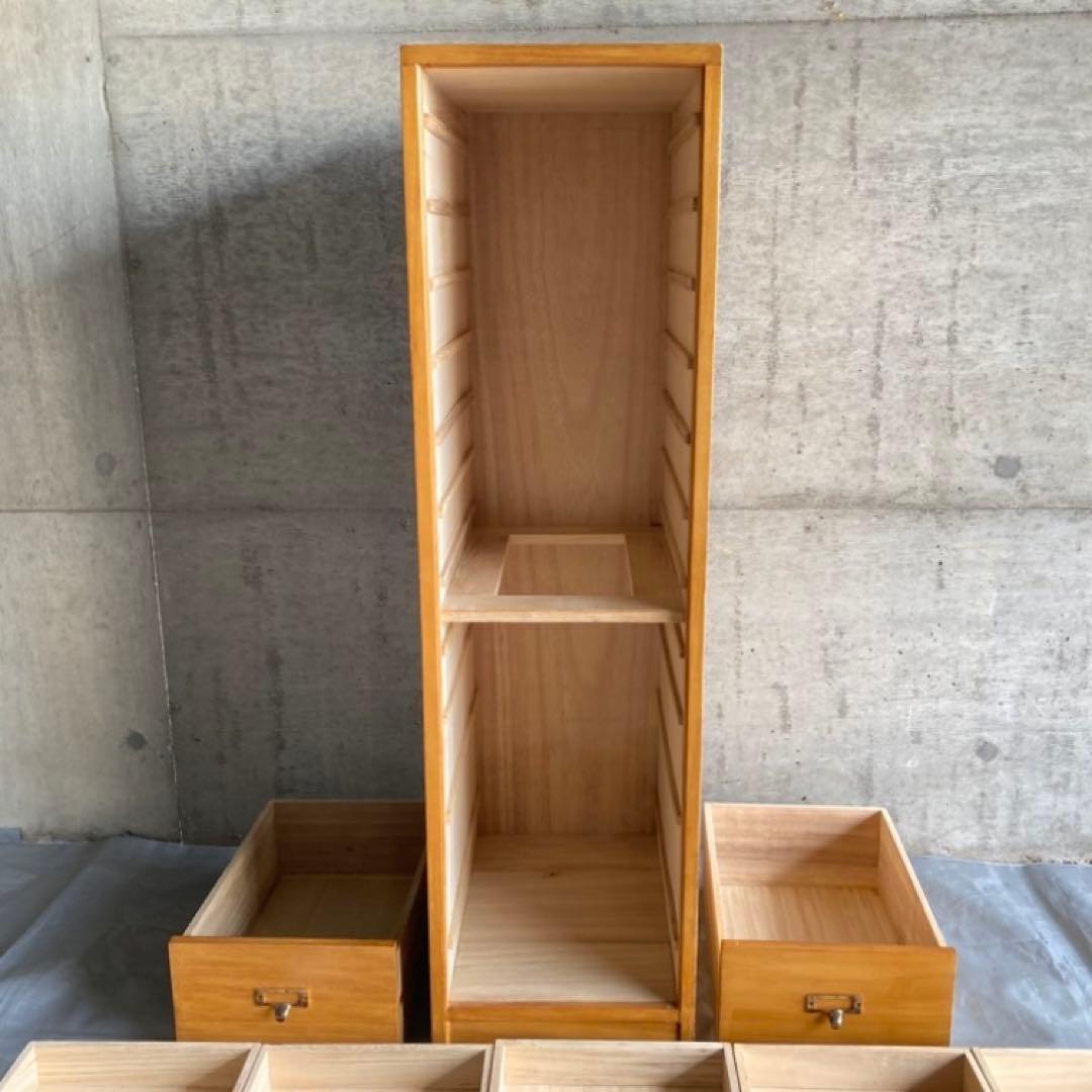 チェスト 多段 11段 引き出し キャビネット ワゴン 箪笥 キャスター付 木製