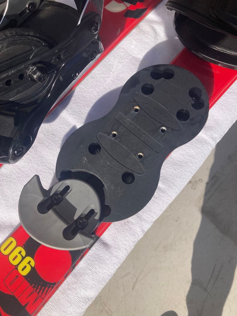 ショートスキー(ファン) スノーボードブーツ用　JOYRIDE ビィンディング無