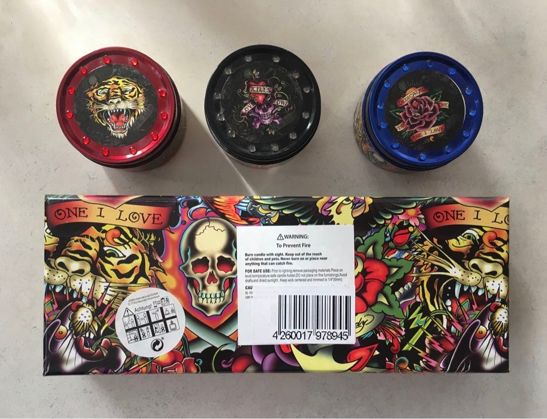 ☆エド・ハーディ☆キャンドルセット☆未使用☆