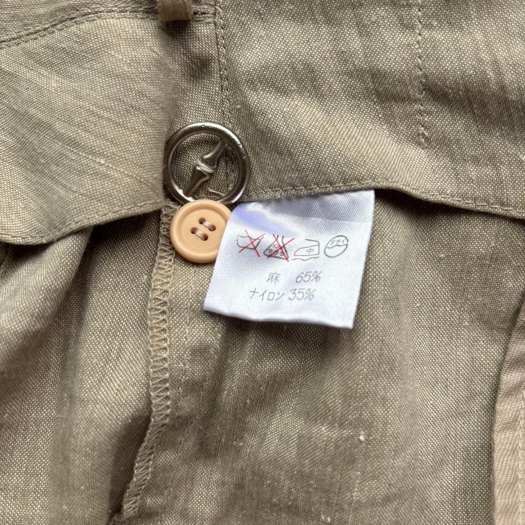 ISSEY MIYAKE 80s 筆タグ リネン バルーン 7分丈 M 日本製