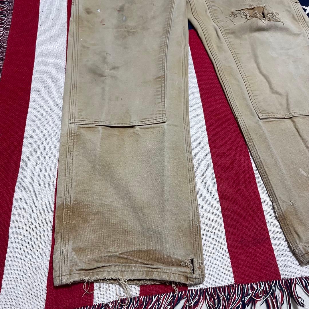 90s carhartt カーハート ダブルニーペインターパンツ ボロ ダメージ