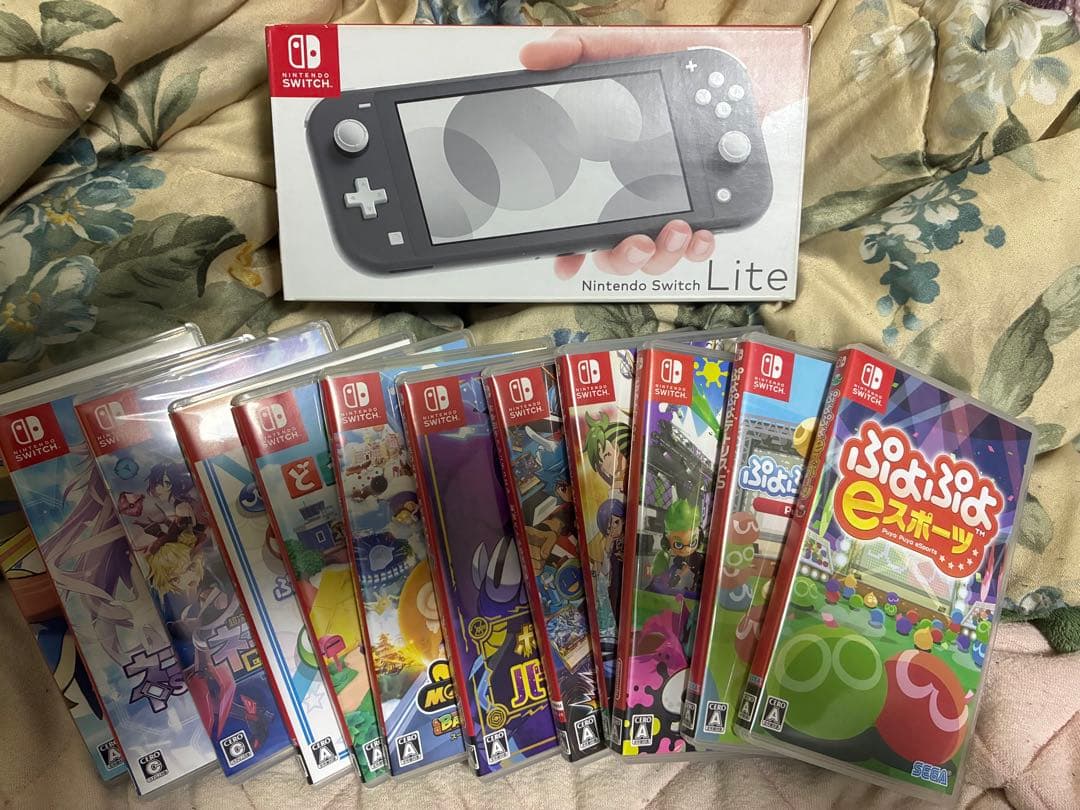 Nintendo Switch Lite グレー ゲームソフト多数　まとめ