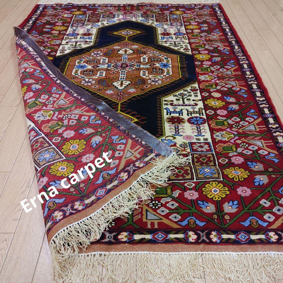 ペルシャ絨毯 新品 158x116 手織り クルド・ グーチャン産 persia