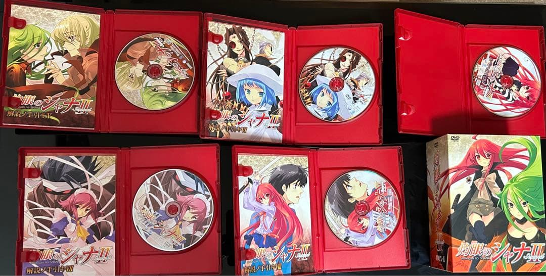灼眼のシャナ　Ⅰ+Ⅱ+Ⅲ 全巻セット　DVD (Ⅲの4〜8巻のみBlu-ray)