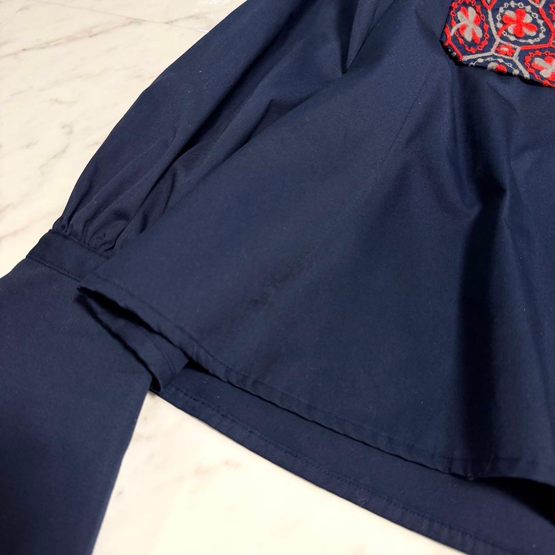 【新品タグ付き】ロージーモンスター クローバー エンブロイダリーカラー ブラウス