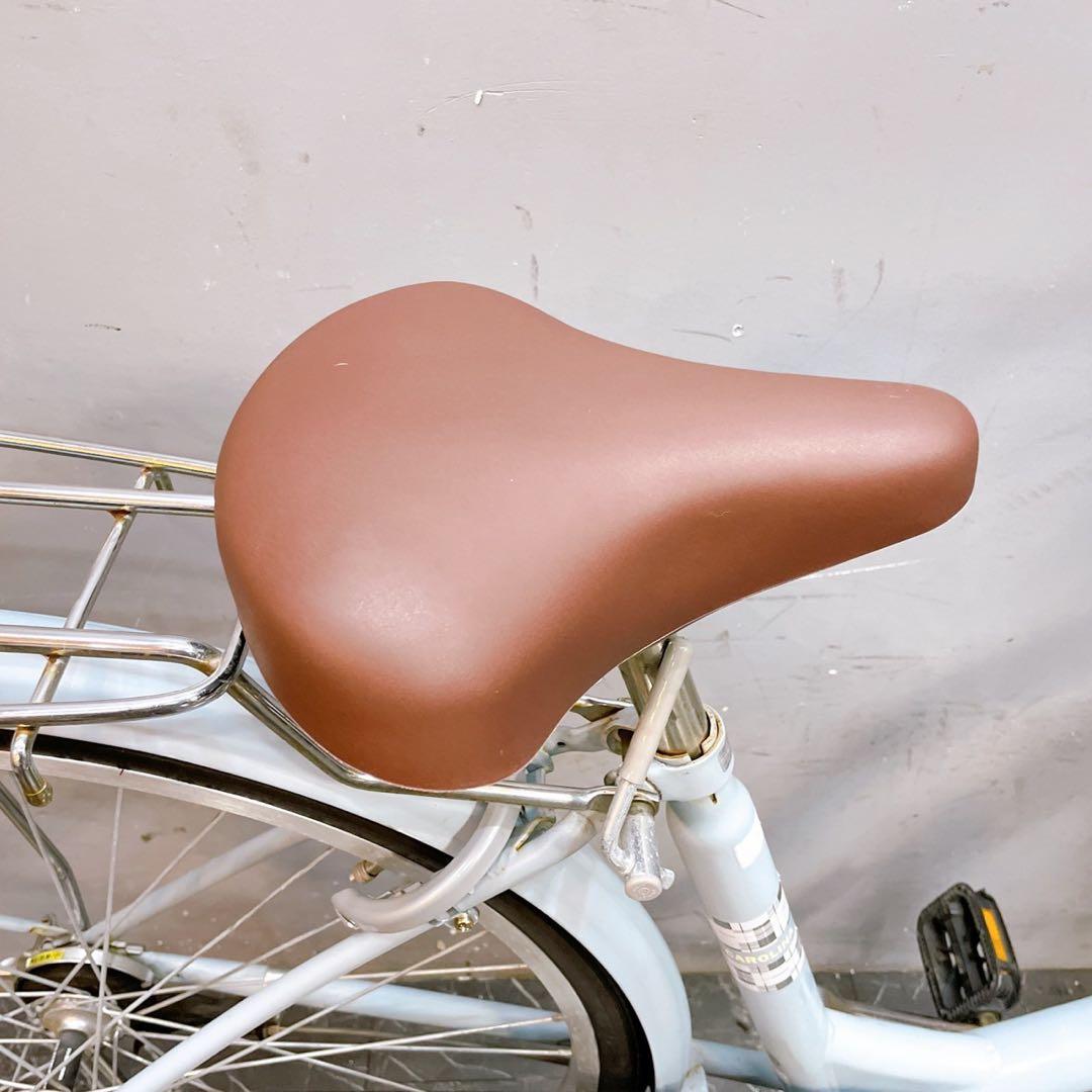 枚方市【904】《関西 引き取り》一般車 ママチャリ CAROLINA 水色