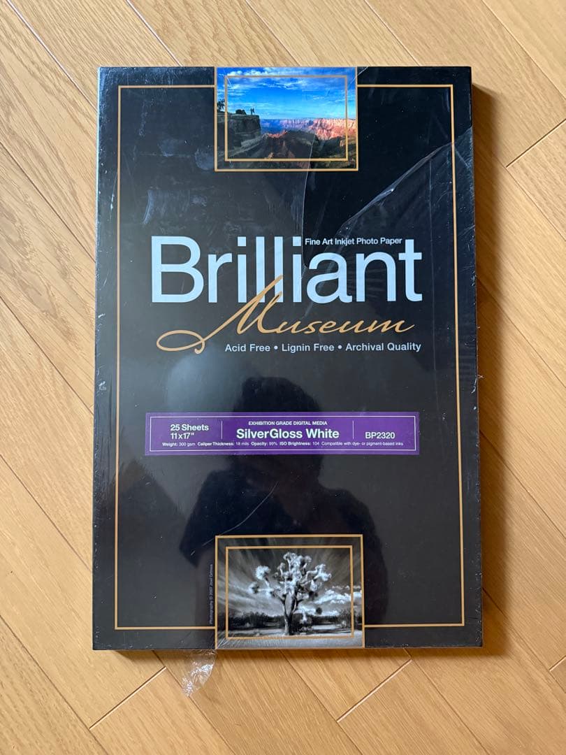 アート・デザイン・音楽 Brilliant Museum Inkjet Photo Paper x3