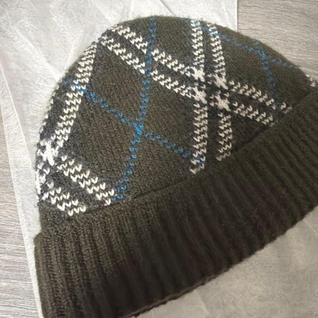 BURBERRY チェック柄 ニット帽