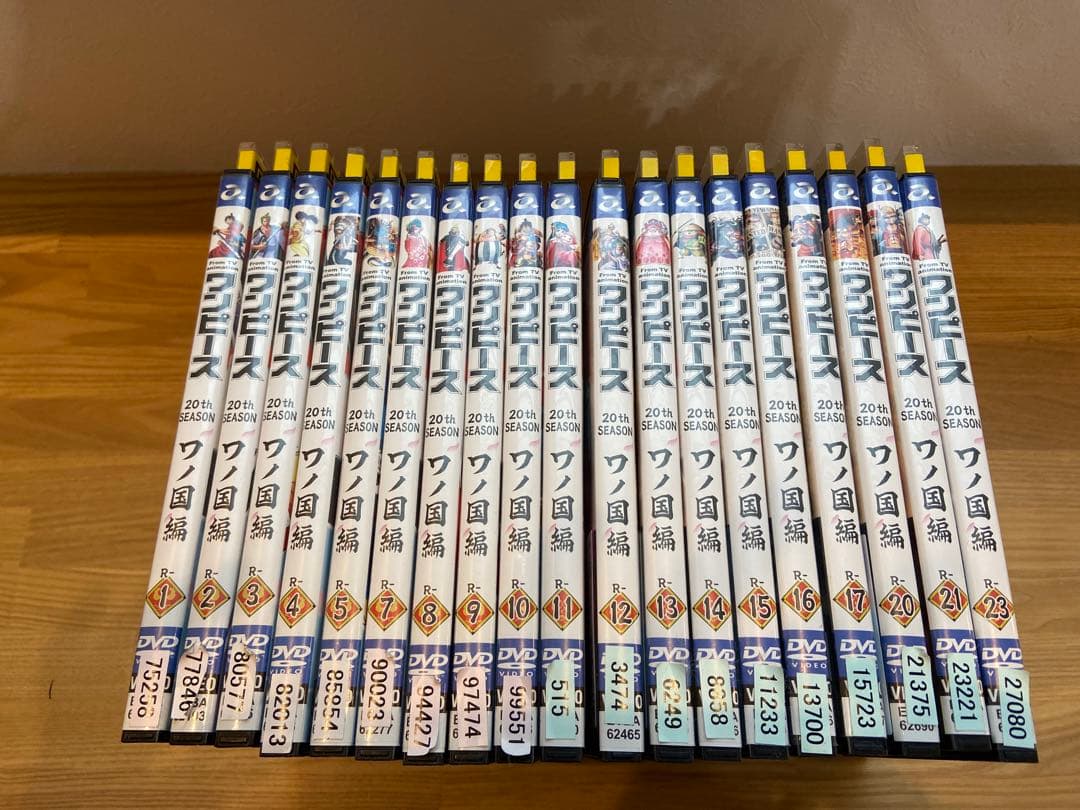 ワンピース DVD レンタル落ち ワノ国編 20thSEASON 最安値 セール
