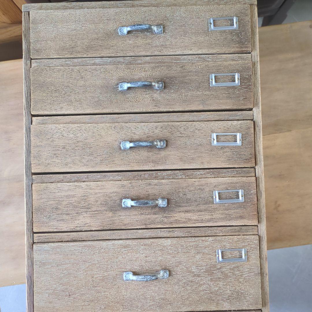アンティーク5杯引き出し