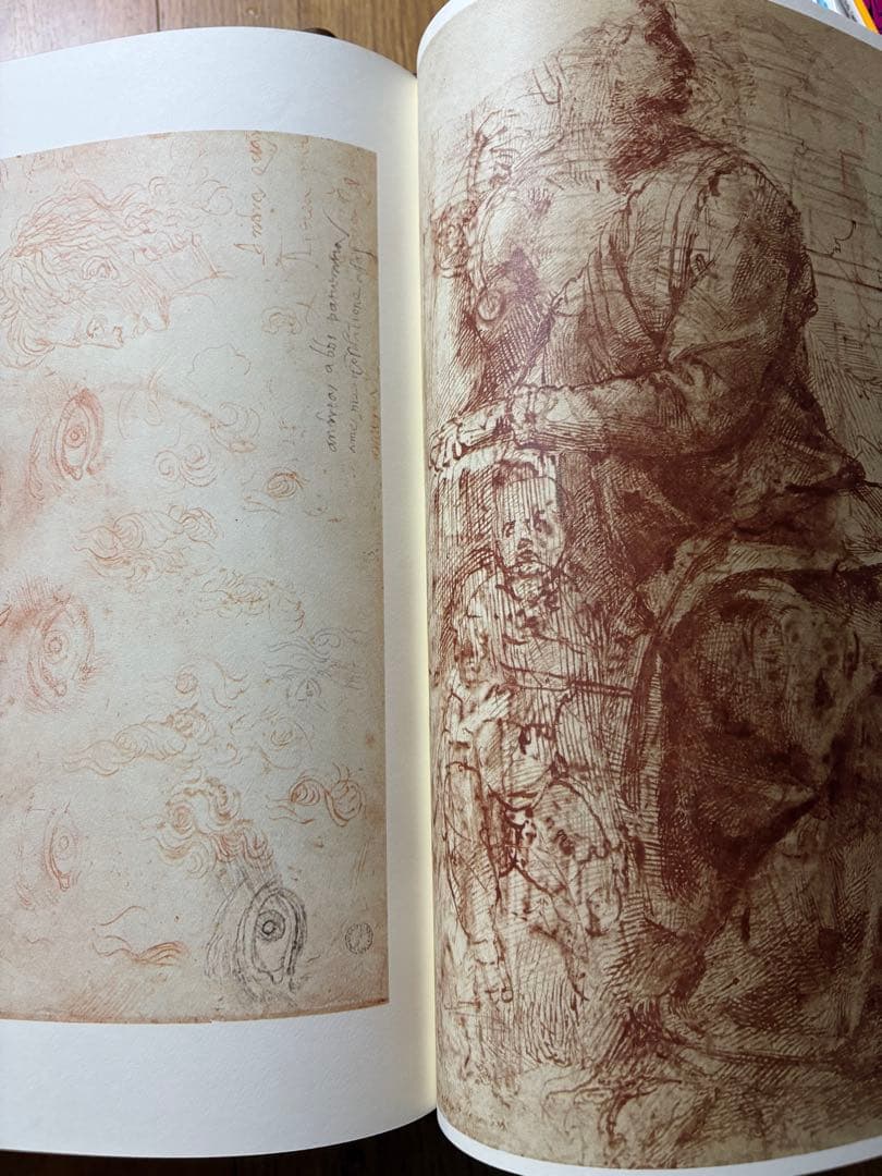 貴重 ミケランジェロ素描全集　第1～4巻　全巻セット　大型本　1953年