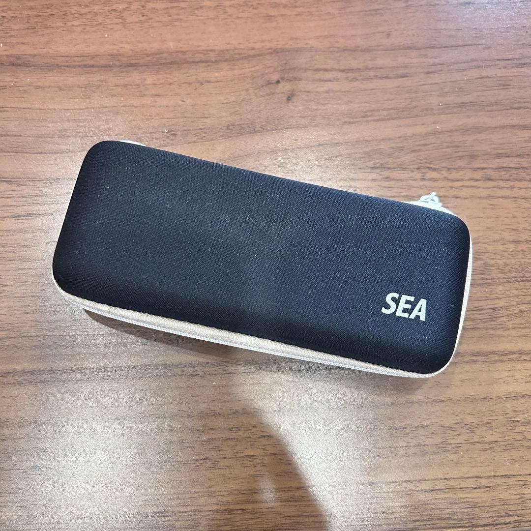 ボストン型クリアレンズサングラス Zoff×WIND AND SEA