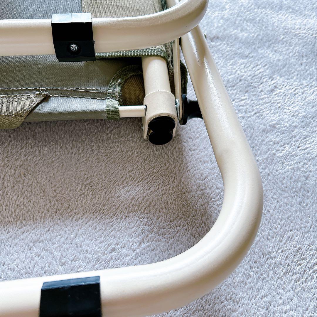 DOD 廃盤カラー グッドラックソファ アウトドアベンチ カーキ×ベージュ