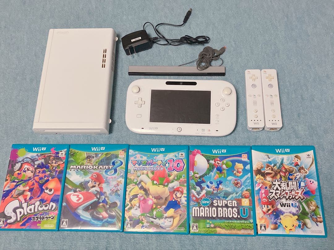 (12/24以降の発送)ニンテンドーWiiU 本体 リモコン ソフトセット