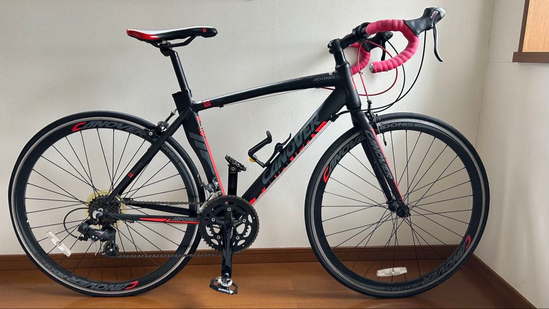 CANOVER ロードバイク ブラック/レッド