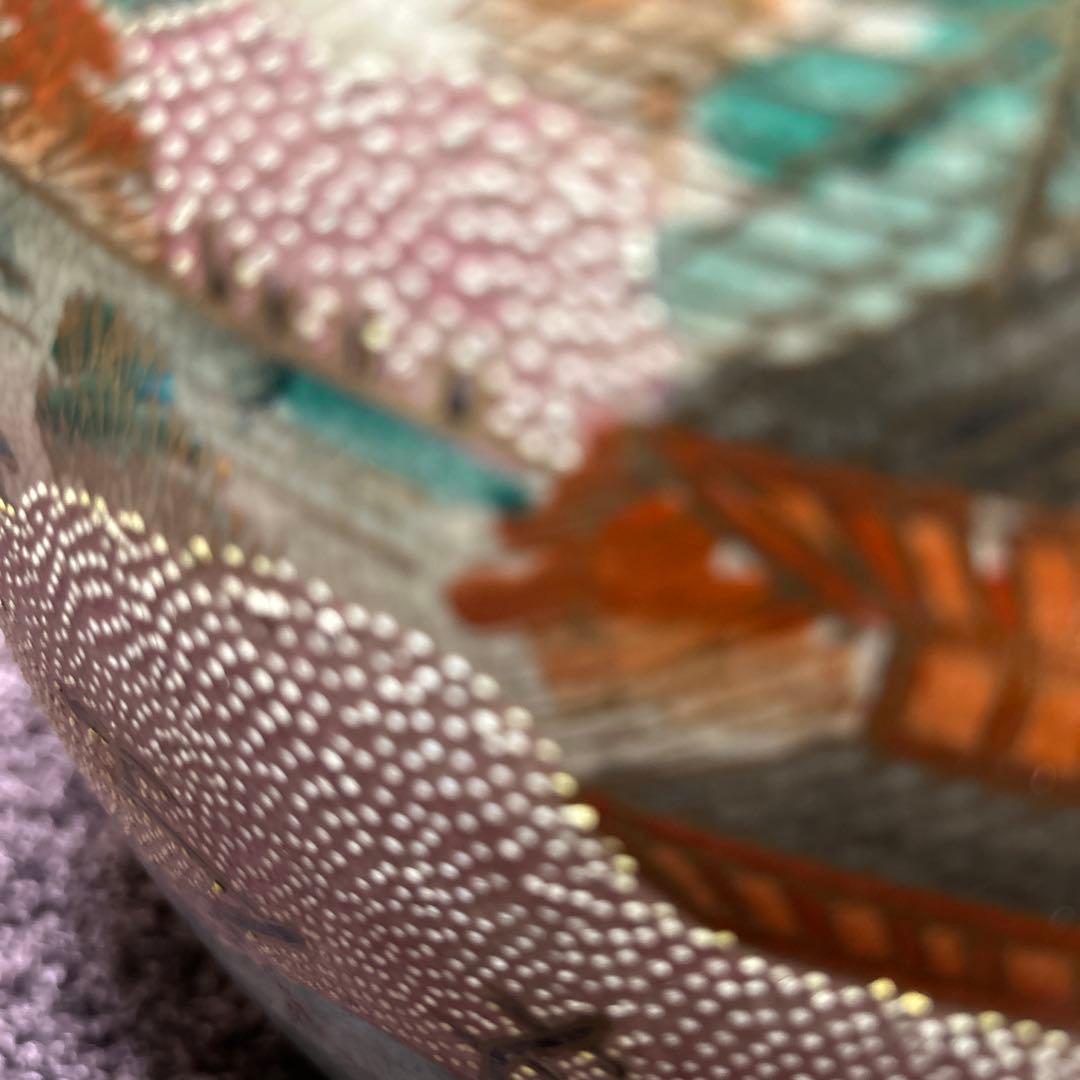 希少　湖東焼飾り壺　金襴手立体釉　大型美品