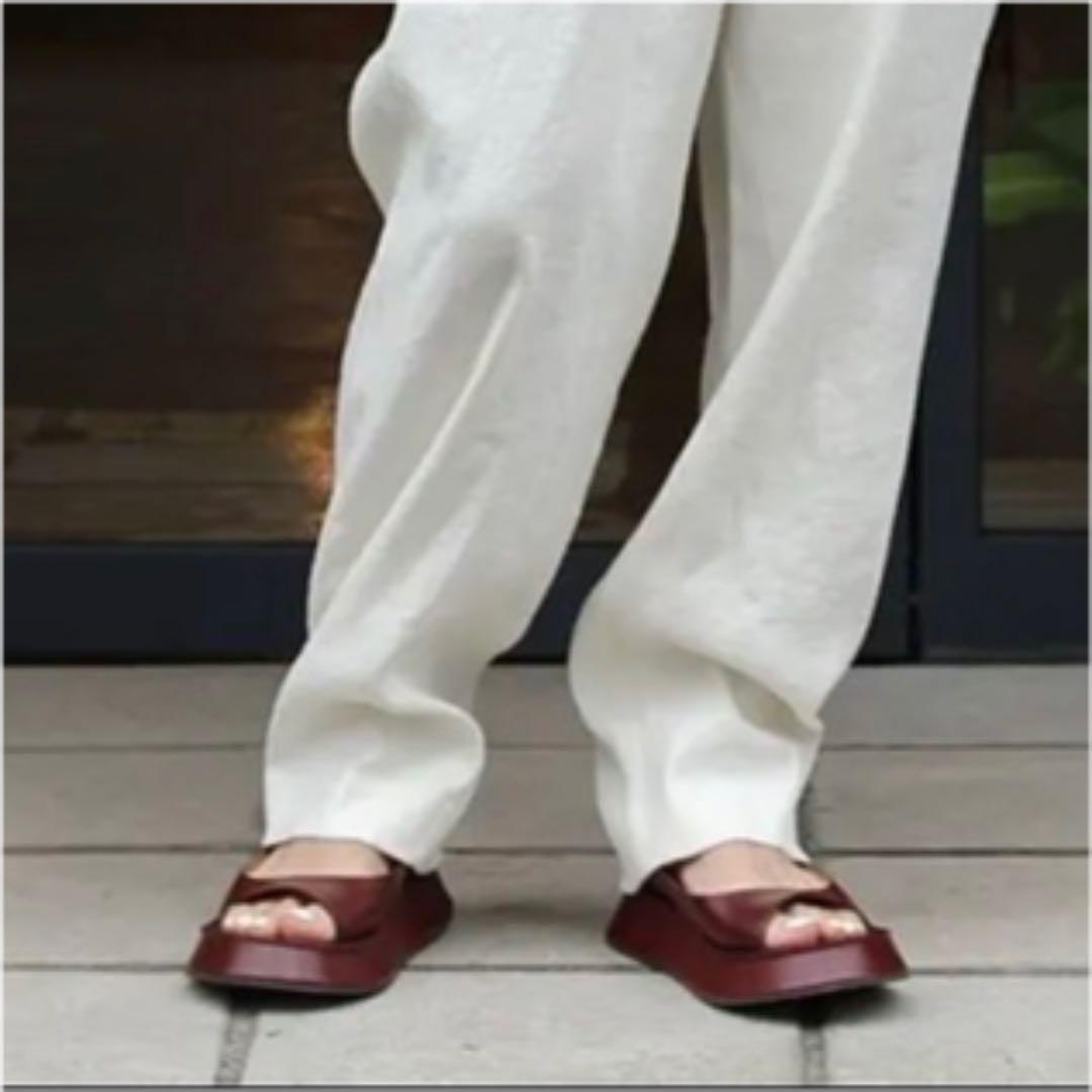 ジルサンダー　jil sander サンダル　チャンキーソール　38