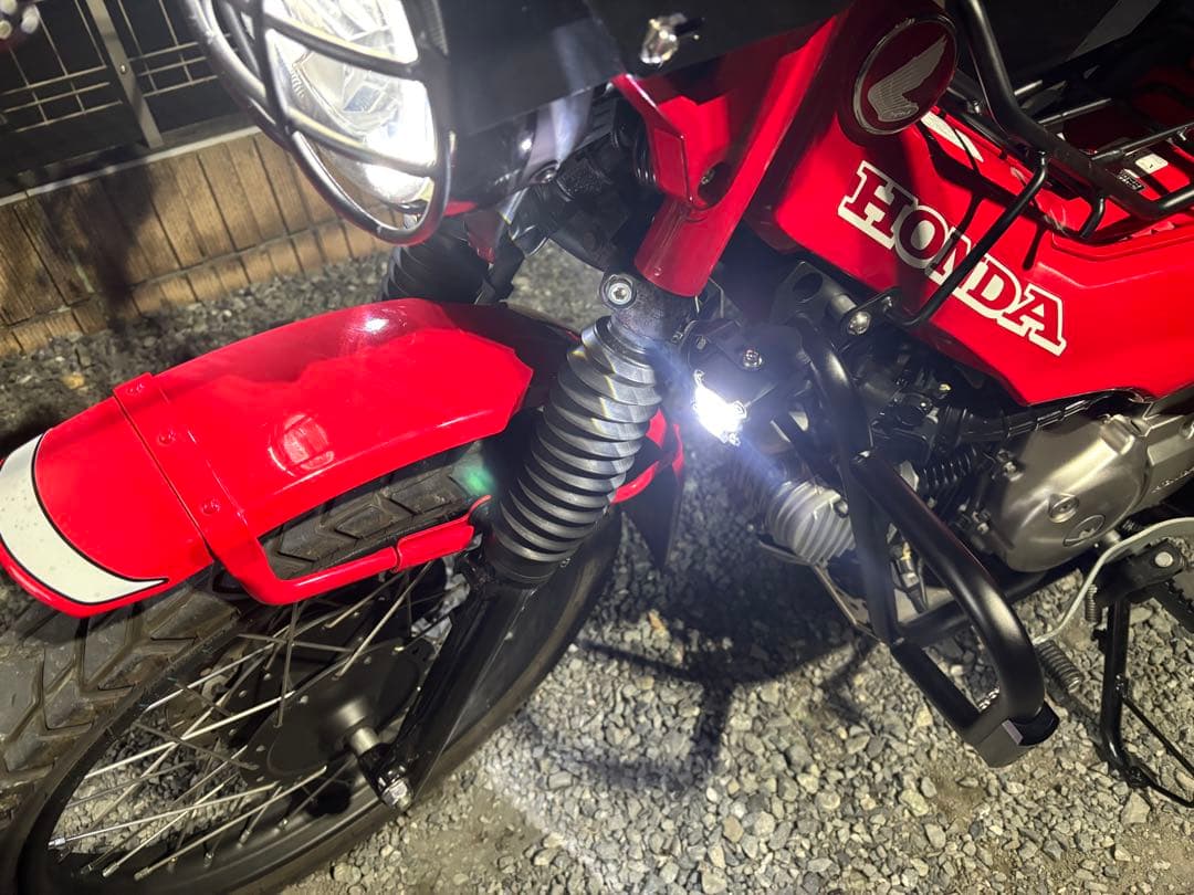 fcl 小型フォグランプ led 10w 2色切り替え　スイッチ加工　原付