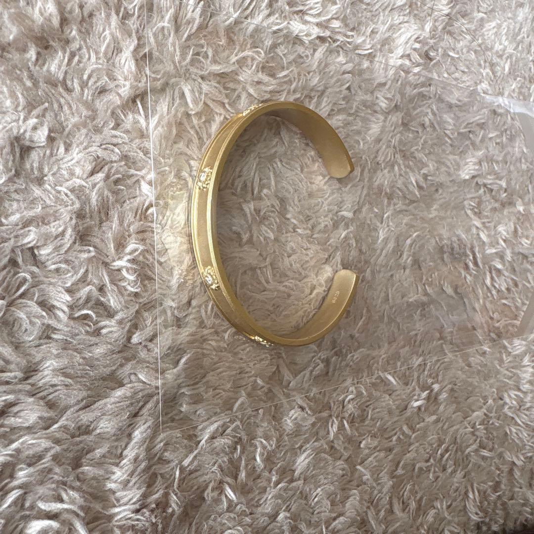 Freecus Flower Bangle (Gold)【Luxe】