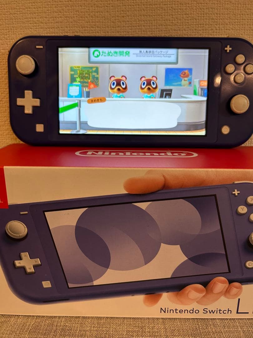 あつまれ どうぶつの森➕任天堂スイッチライト(ブルー)☆本体のみ☆