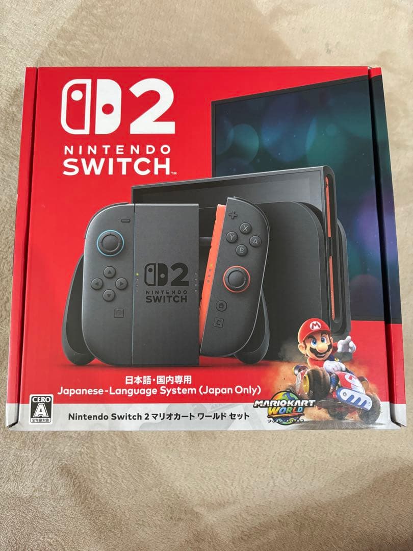 Nintendo Switch 2 マリオカートワールドセット　本体 日本語対応