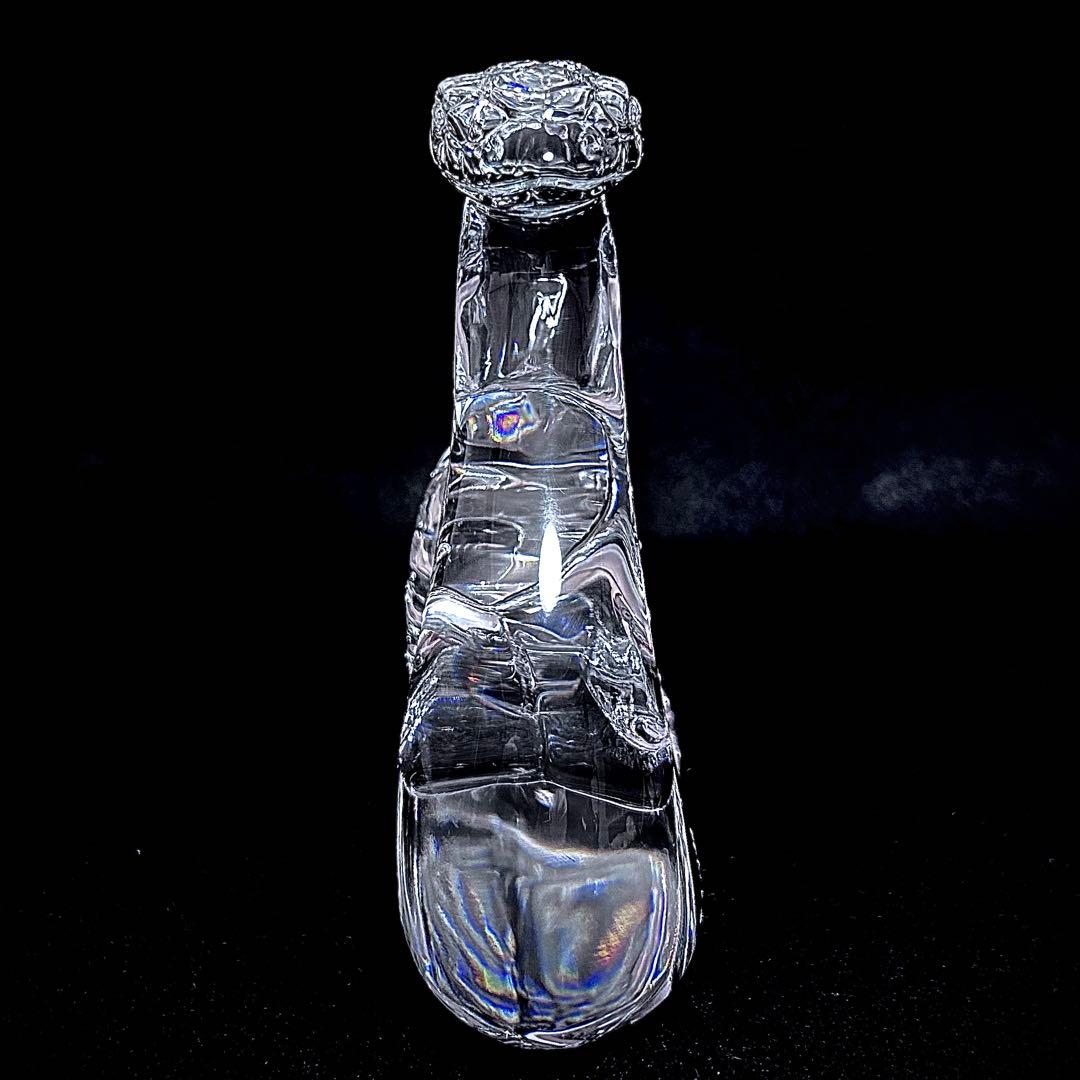 バカラ クリアクリスタル オーナメント 蛇 ヘビ 巳 干支　美品