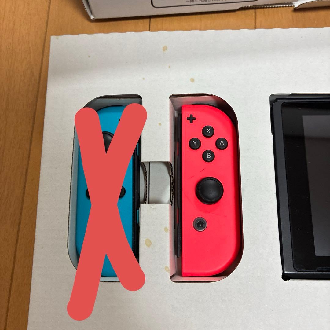 NINTENDO switch 左コントローラー破損　ジャンク品