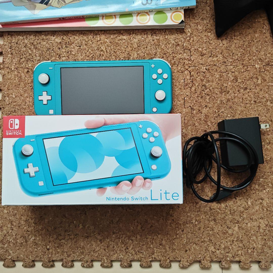 Nintendo Switch Lite 本体 ターコイズ ACアダプター